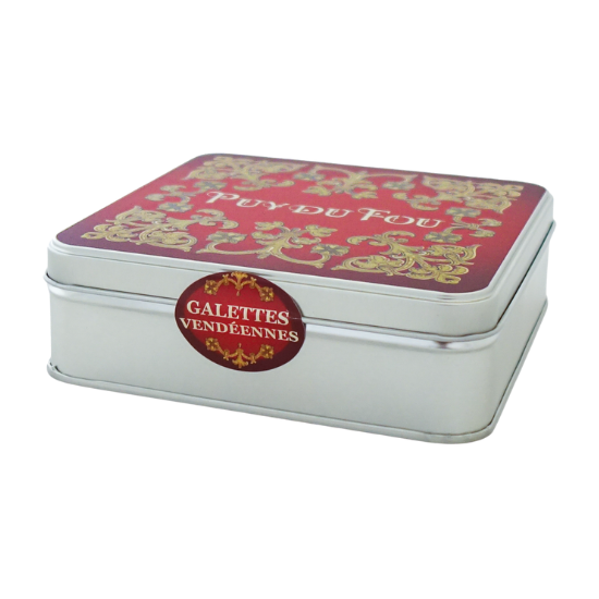 Boîte de galettes vendéennes Armoiries Ornements