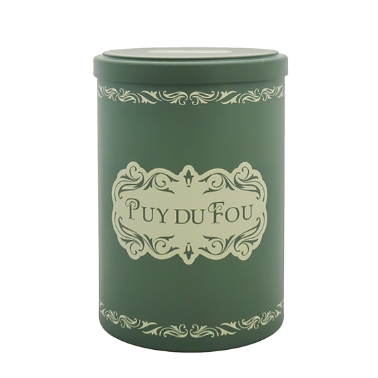 Boîte ronde verte