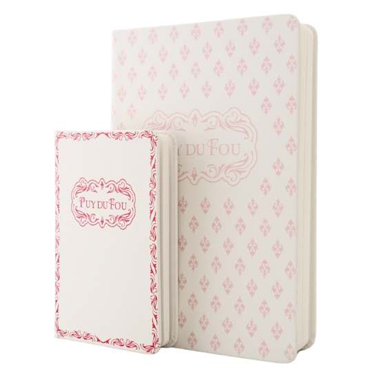 Carnet Puy du Fou 1900 rose