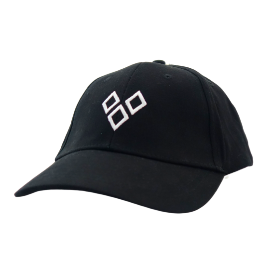 Casquette noire 3 mâcles