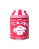 Boite de bonbons saveurs coquelicot face - Puy du Fou