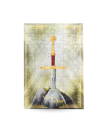 Carte postale puzzle Epée du Roi Arthur 