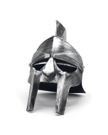 Casque de Gladiateur argenté adulte
