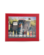 collection de 10 fèves des personnages du Puy du Fou