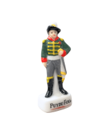 Fève Charette en porcelaine du Puy du Fou de face