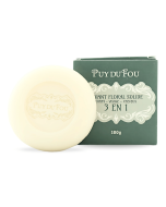 Lavant floral solide 3 en 1 - boite avec produit sorti