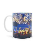Mug bleu La Cinéscénie - face affiche