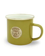Mug en émail kaki Vikings - Puy du Fou