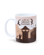 Mug marron Le Bal des Oiseaux Fantômes - mug de face