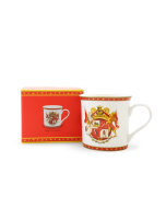 Mug en porcelaine armoiries et sa boite