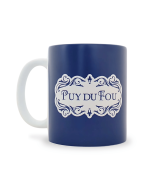 Mug mat Puy du Fou 1900 bleu - mug de face
