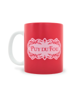 Mug mat Puy du Fou 1900 rose - mug de face