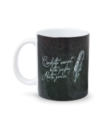 Mug vert le Dernier Panache - mug de face