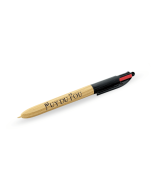 Stylo 4 couleurs bois Viking - stylo ouvert