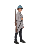 Veste déguisement poilu portée de profil