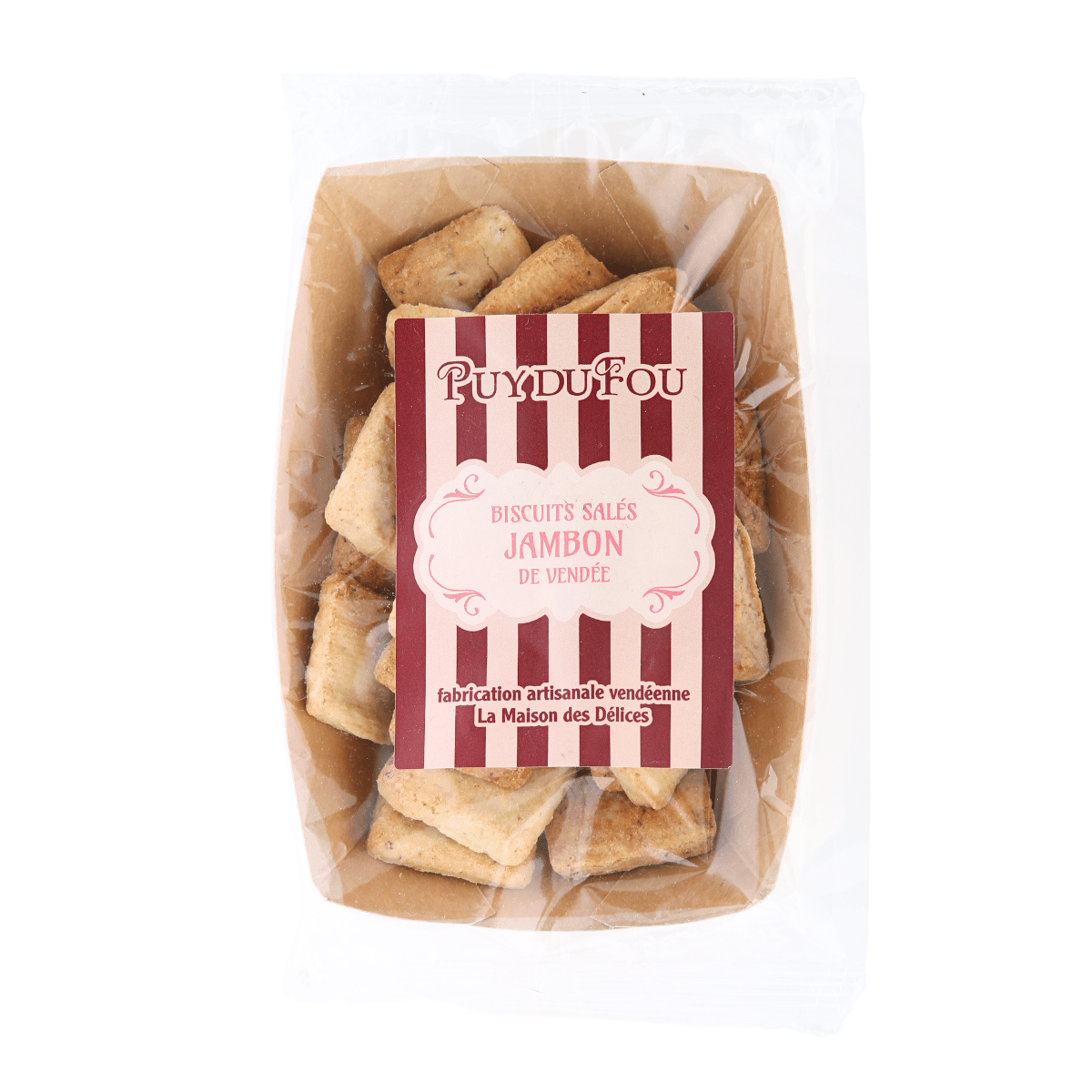 Biscuits salés au jambon de Vendée - face
