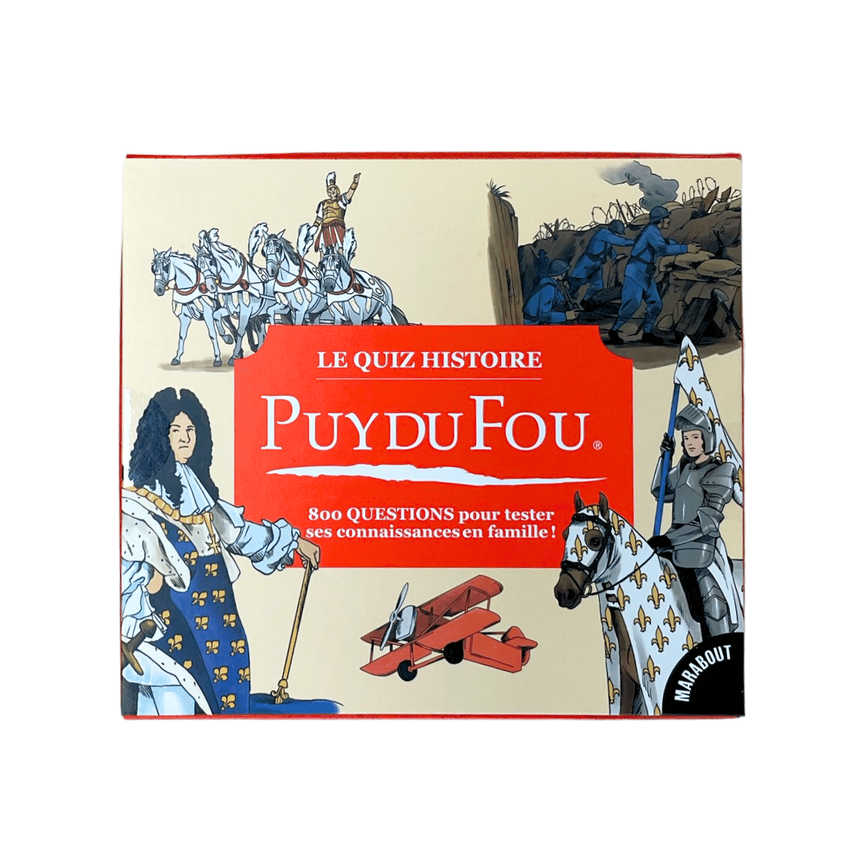 Boite du grand quiz Puy du Fou