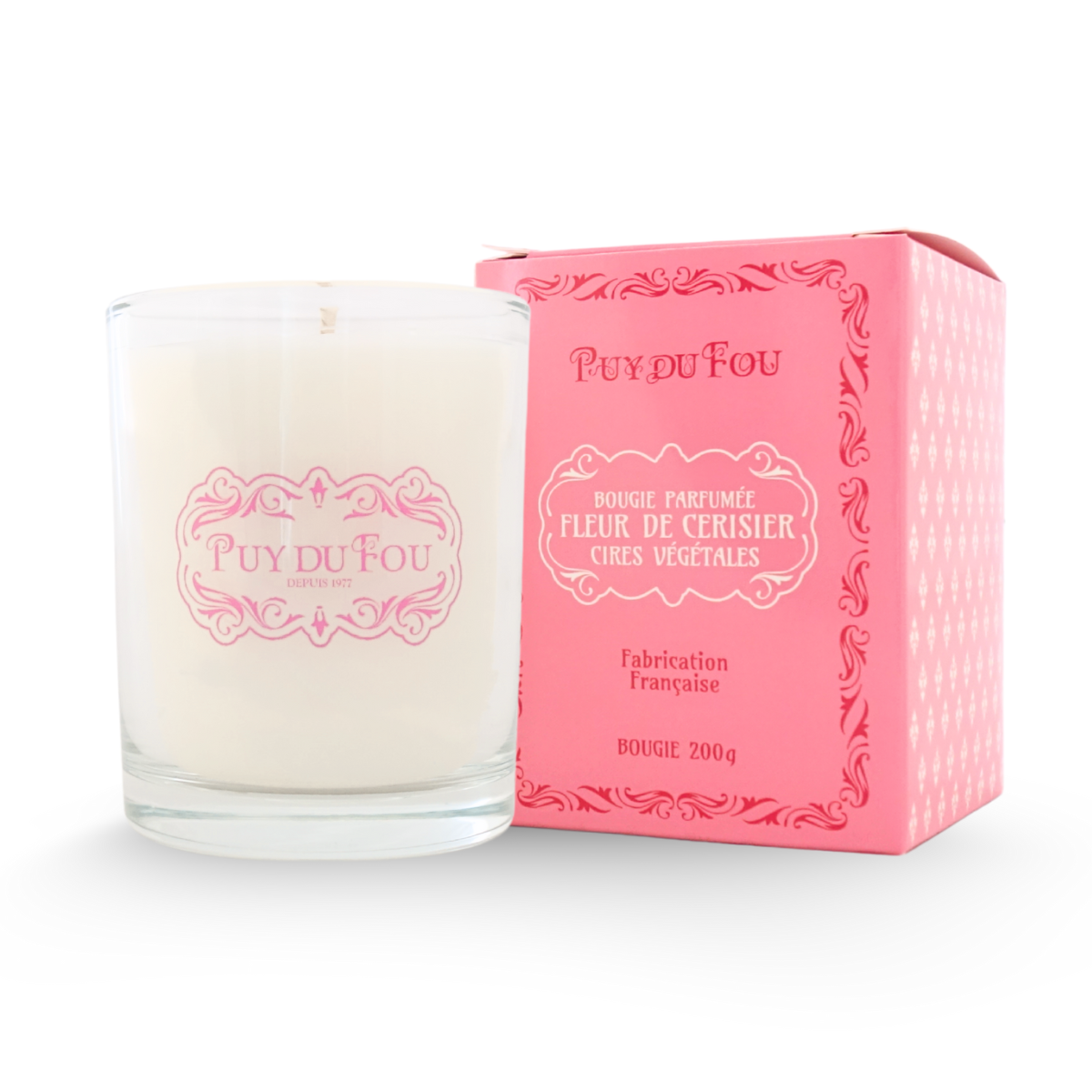 Bougie fleur de cerisier - bougie + boite