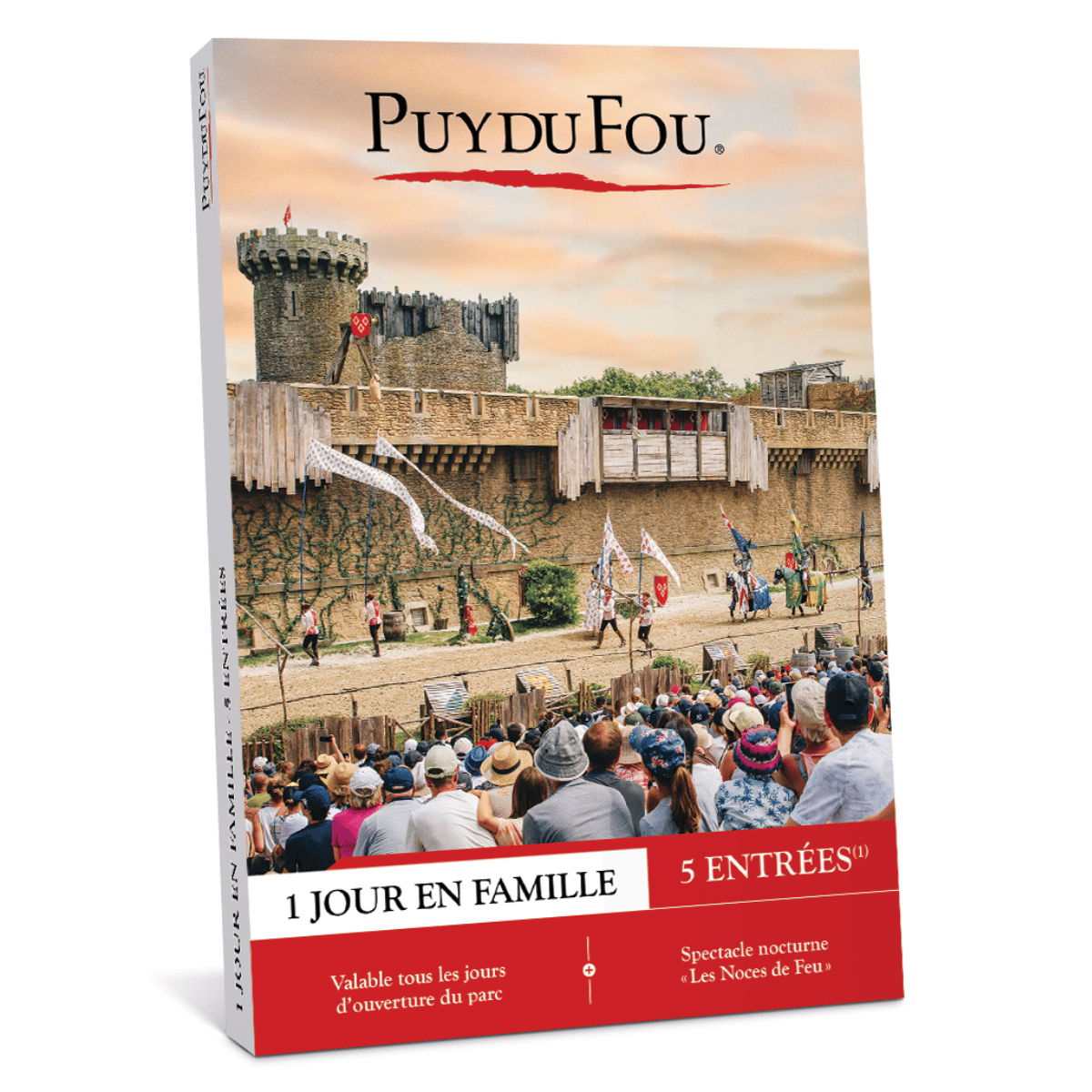 Coffret cadeau Puy du Fou en Famille 3 enfants 1 jour