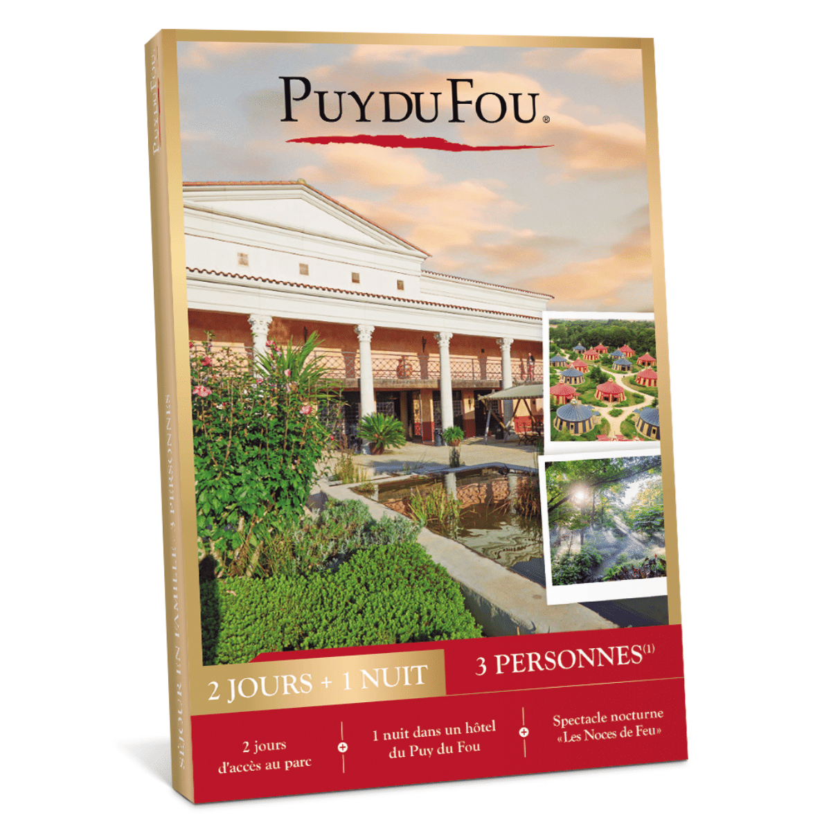 Coffret cadeau séjour en famille 1 enfant au Puy du Fou