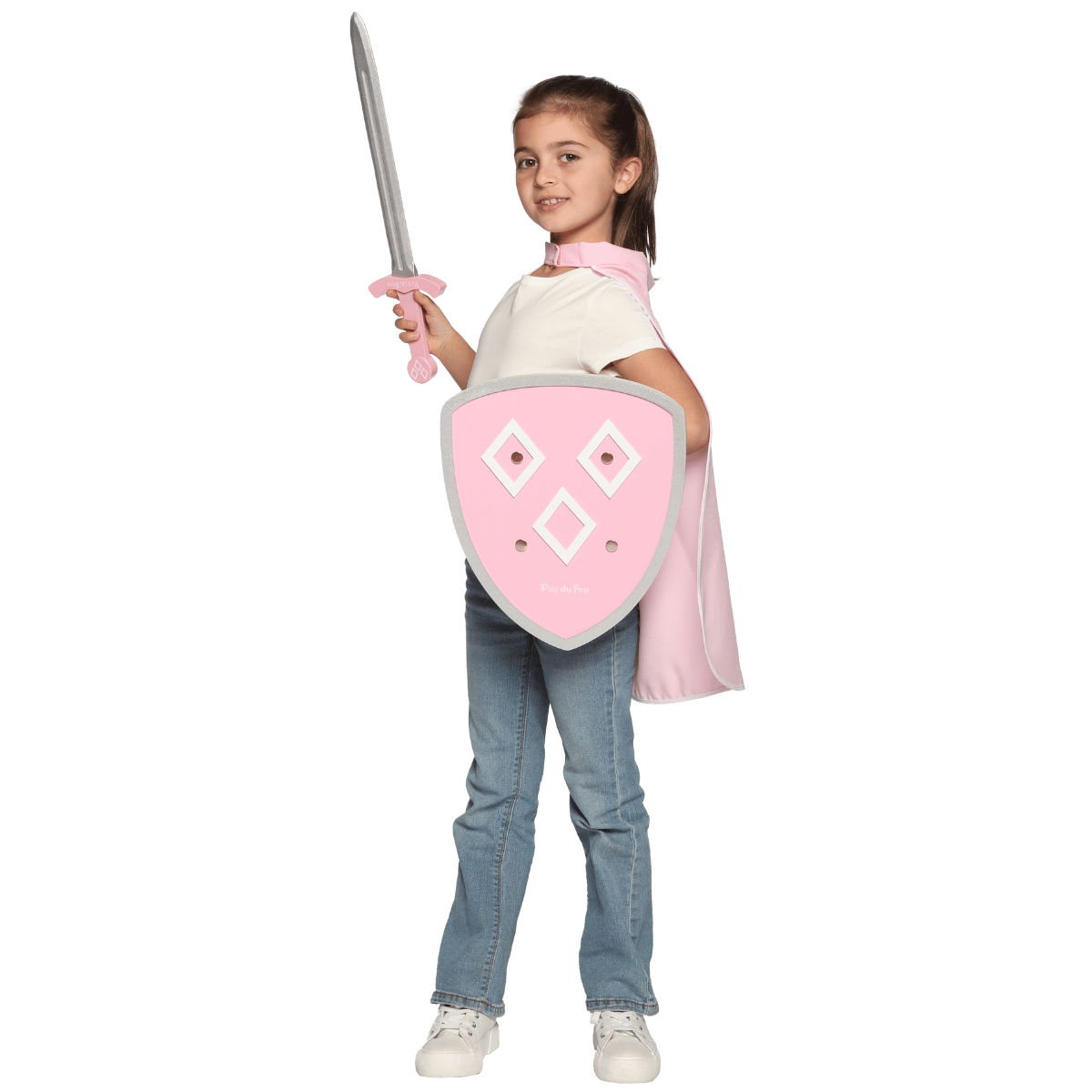 Epée + bouclier + cape portés