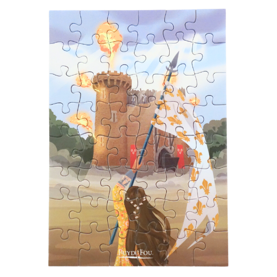 Carte postale puzzle Le Secret de la Lance - image détourée