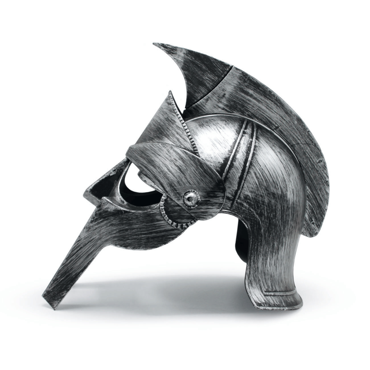 Casque de Gladiateur argenté pour adultes