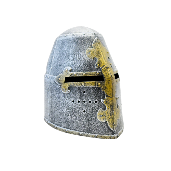 Casque templier gris pour adulte - image détourée