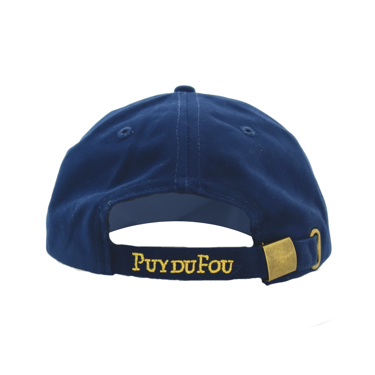 Casquette bleue marine blason - de dos