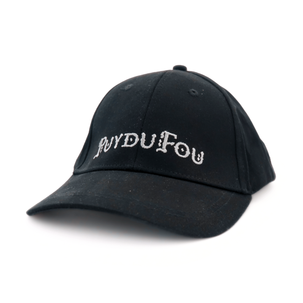 Casquette noire Puy du Fou médiéval - de biais