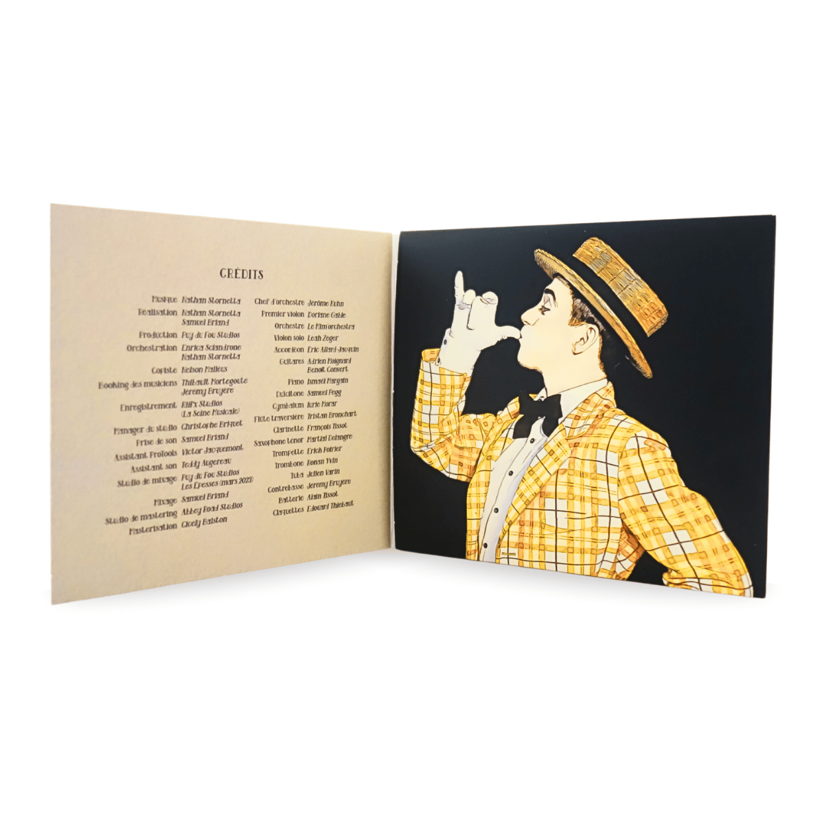 CD musiques Le Mime et l'Etoile - ouvert