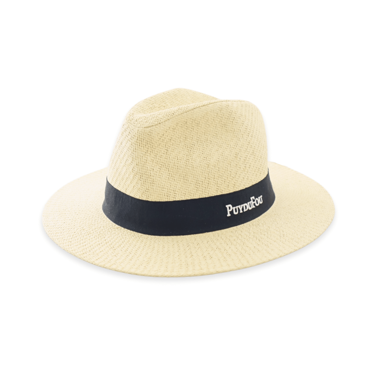 Chapeau panama écru - de biais