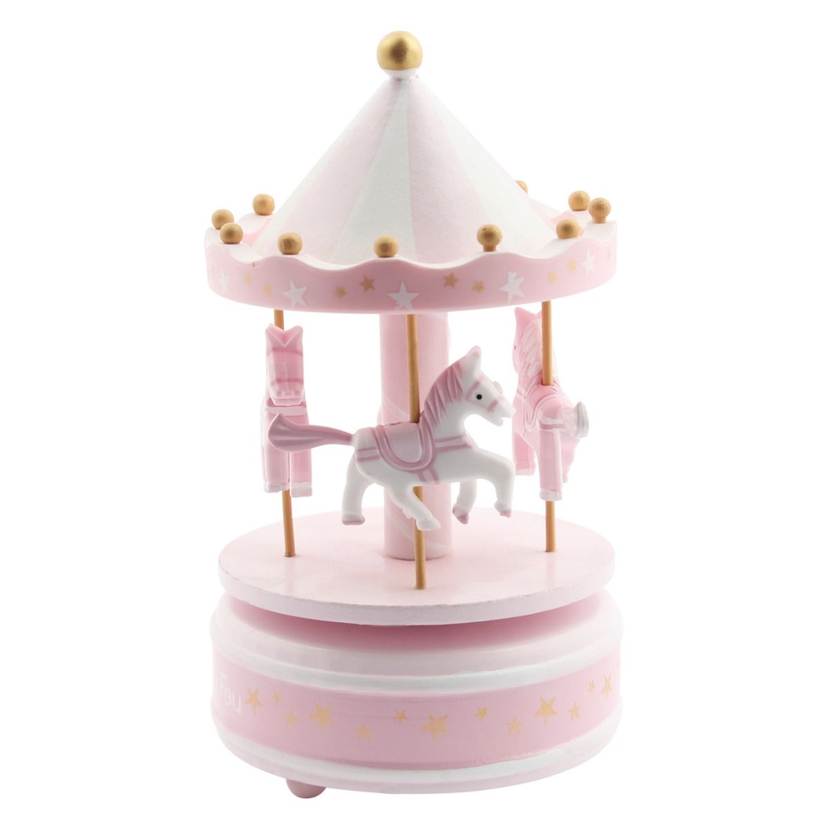 Carrousel musical rose