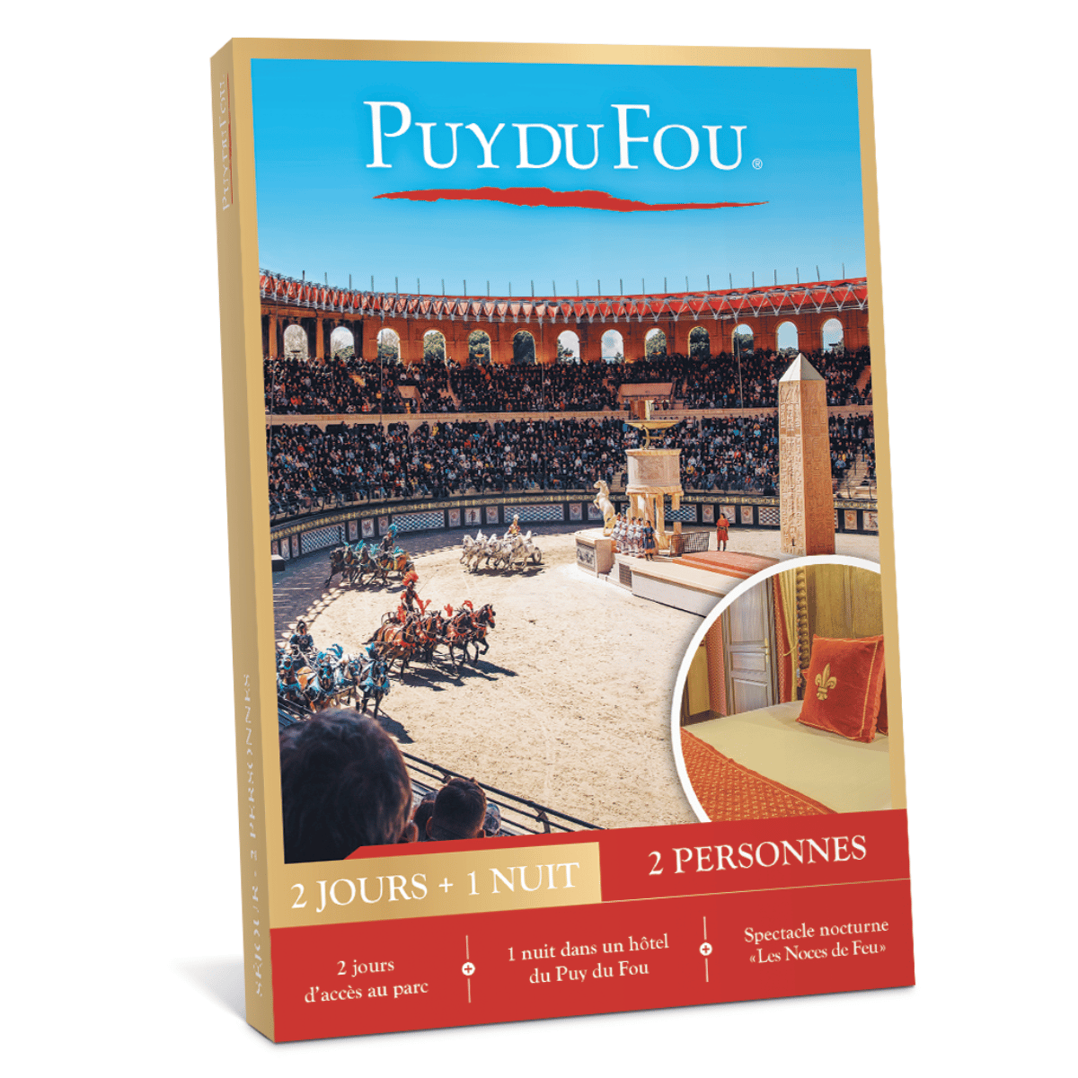 Coffret cadeau séjour Puy du Fou pour 2 adultes