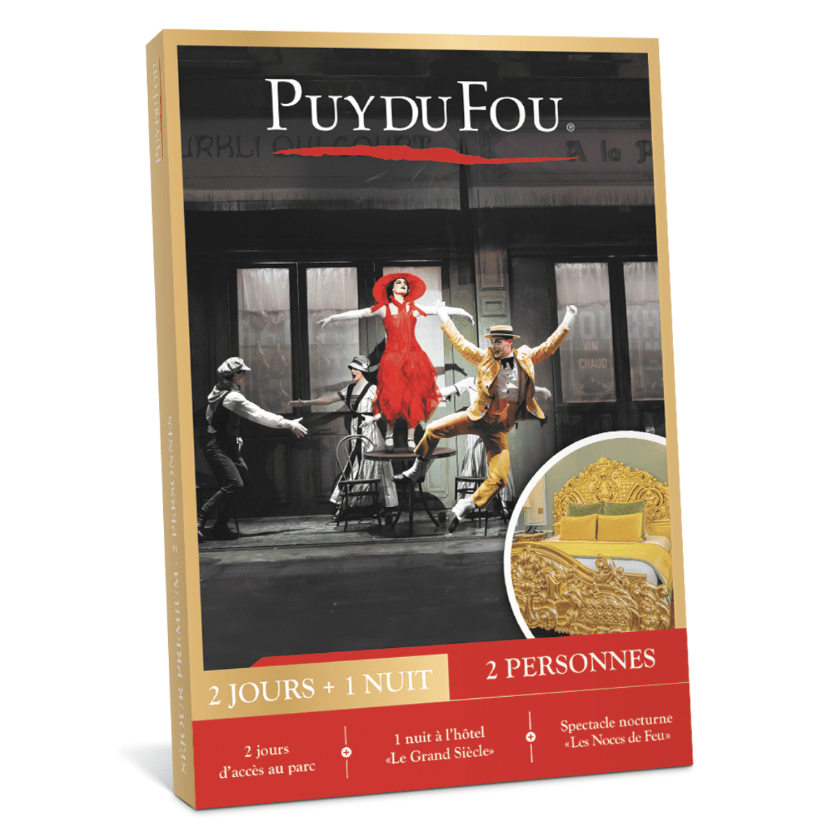 Coffret cadeau 2 jours 1 nuit Grand Siècle pour 2 personnes - recto
