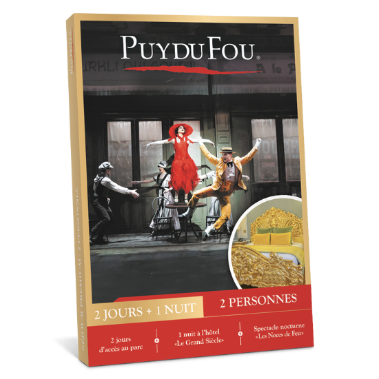 Coffret cadeau 2 jours 1 nuit Grand Siècle pour 2 personnes - recto détouré