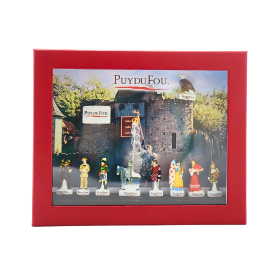 Coffret de 10 fèves - personnages Puy du Fou