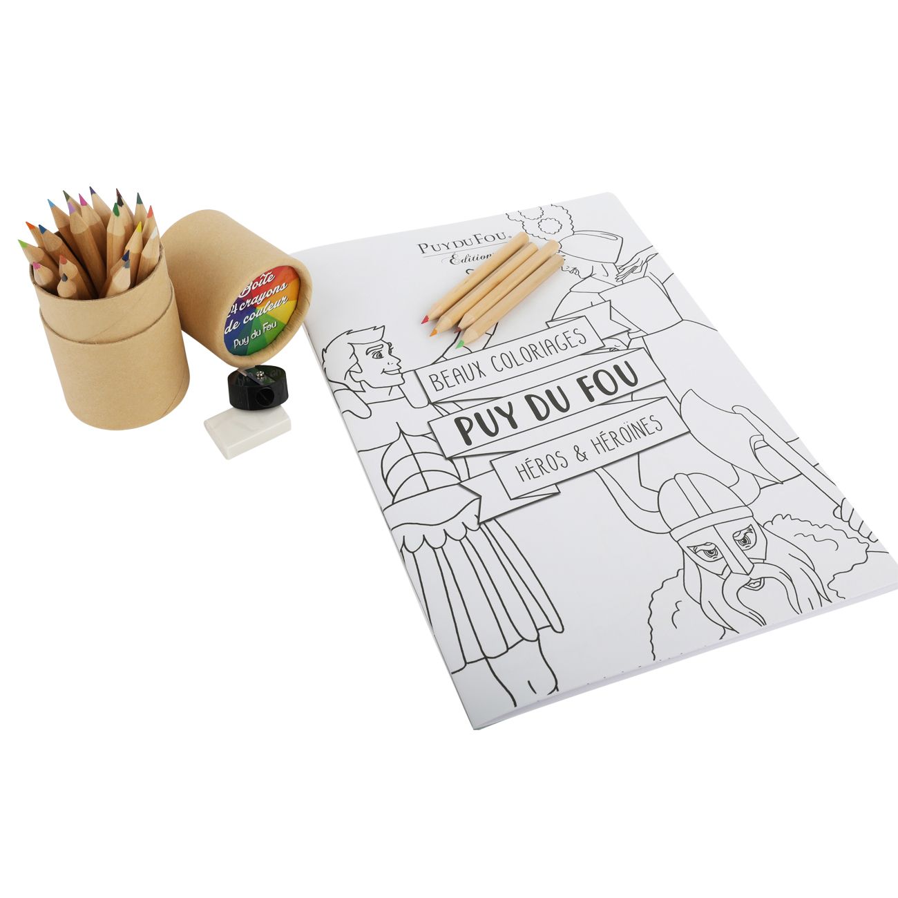 Page coloriages Héros et Héroïnes du Puy du Fou