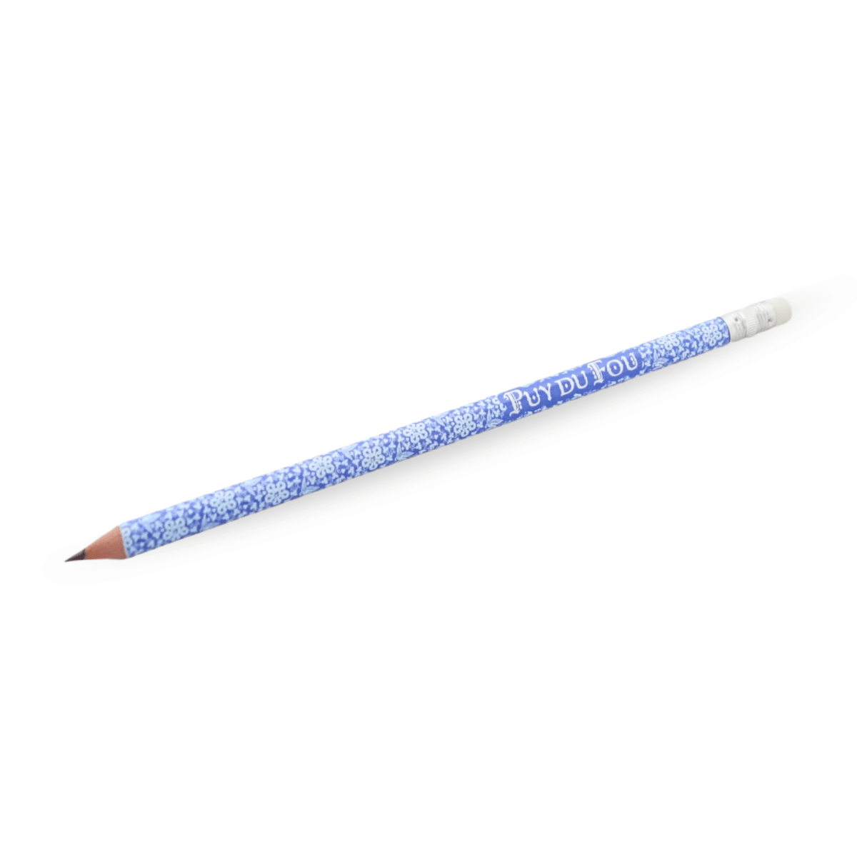Crayon de bois Bal des Oiseaux Fantômes bleu - de biais