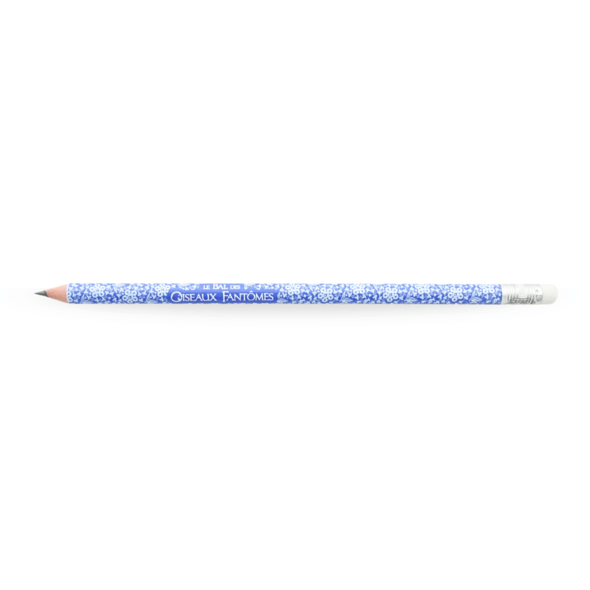 Crayon de bois Bal des Oiseaux Fantômes bleu - horizontal