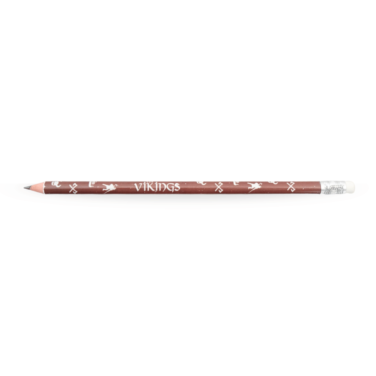 Crayon de bois Vikings marron - horizontal