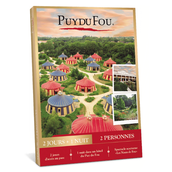 Coffret cadeau séjour Puy du Fou pour 2 adultes