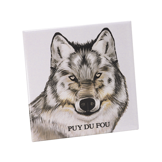 Magnet tête de loup Vikings