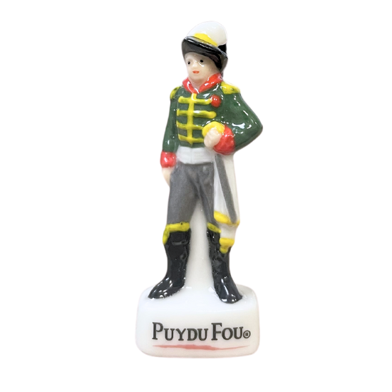 Fève Charette en porcelainedu Puy du Fou