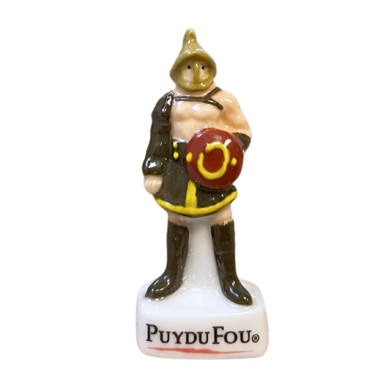 Fève Gladiateur en porcelaine du Puy du Fou