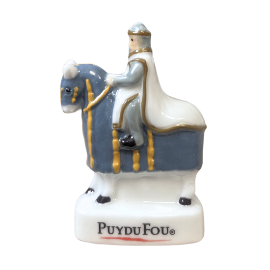 Fève Roi Arthur en porcelaine du Puy du Fou