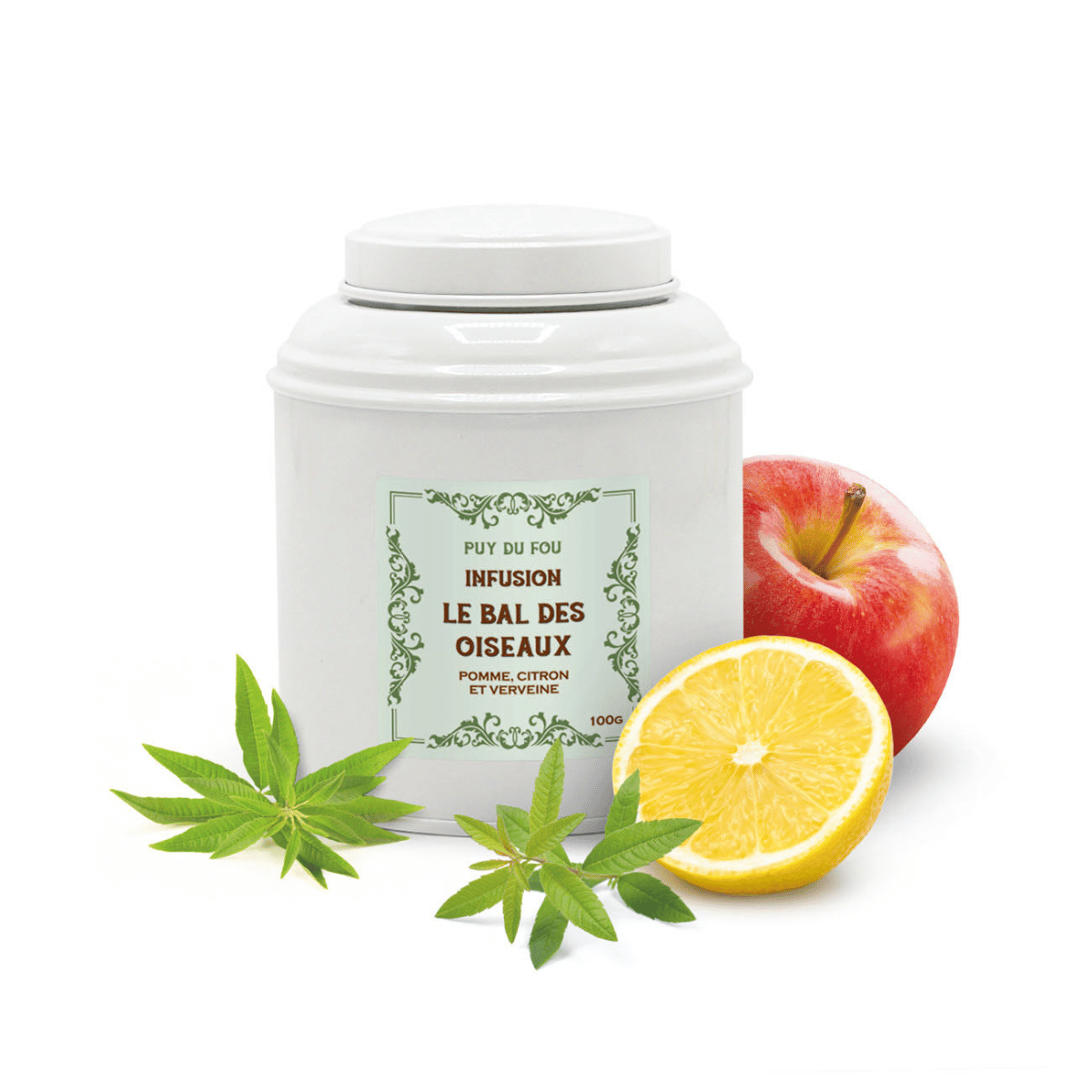 Infusion pomme, verveine et citron Bal des Oiseaux Puy du Fou