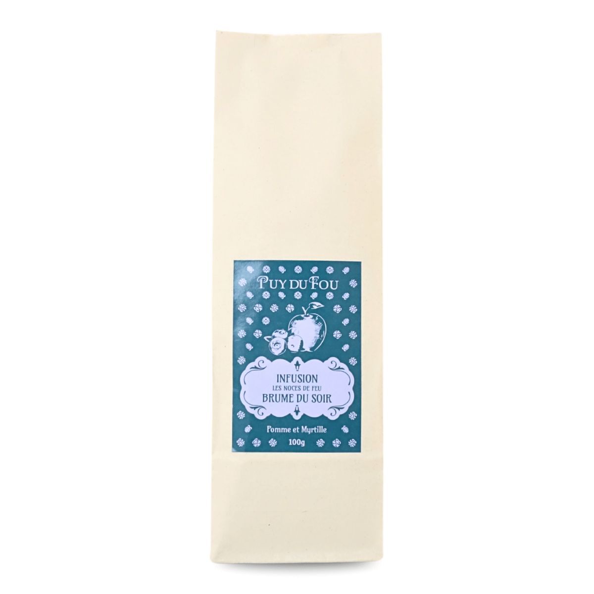 Infusion pomme et myrtille - Les Noces de Feu - de face
