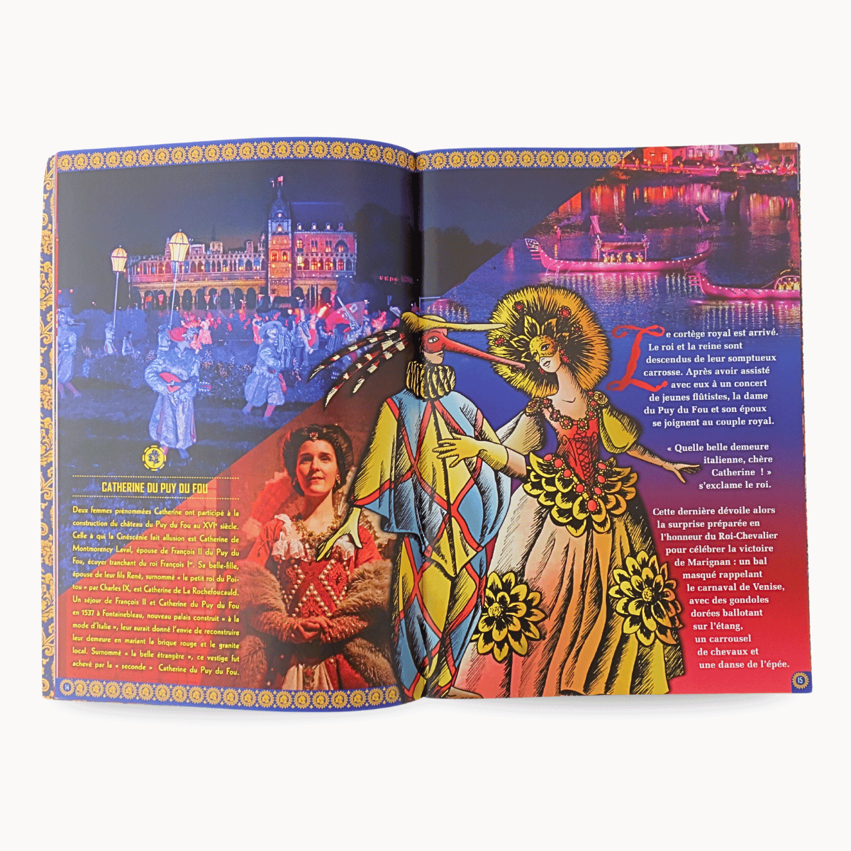 La Cinéscénie, le spectacle dans l'Histoire - livre ouvert