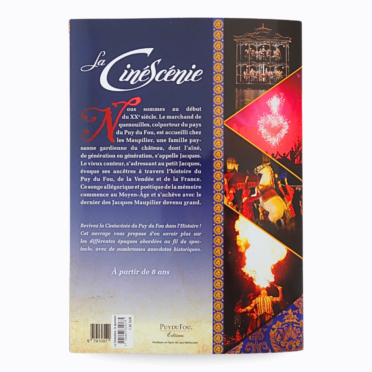 La Cinéscénie, le spectacle dans l'Histoire - quatrième page de couverture